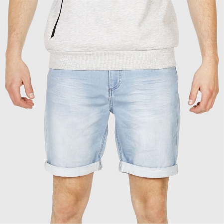 Pánské jeans kraťasy Hangtime Light Blue Denim (100)