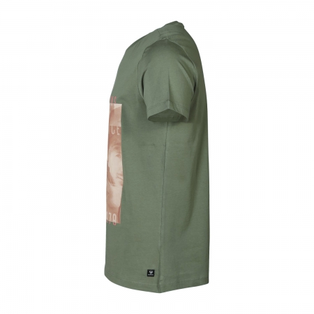 Pánské triko Tim-Print (Vintage Green-6500)