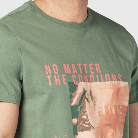 Pánské triko Tim-Print (Vintage Green-6500)