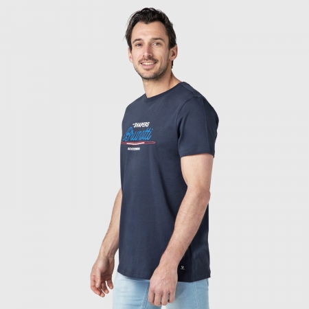 Pánské triko Tim-Print (Space Blue-7999)