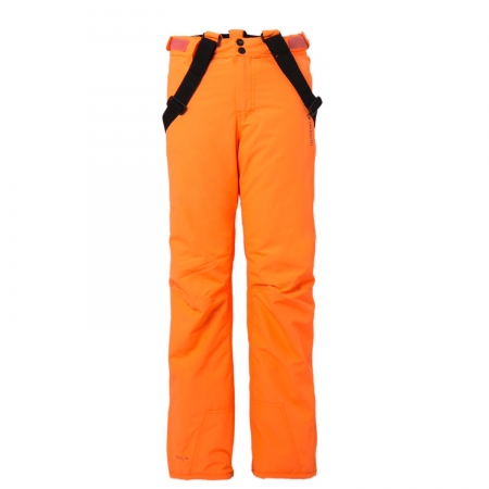 Chlapecký lyžařský komplet - bunda Pander a kalhoty Footstrap Fluo Orange